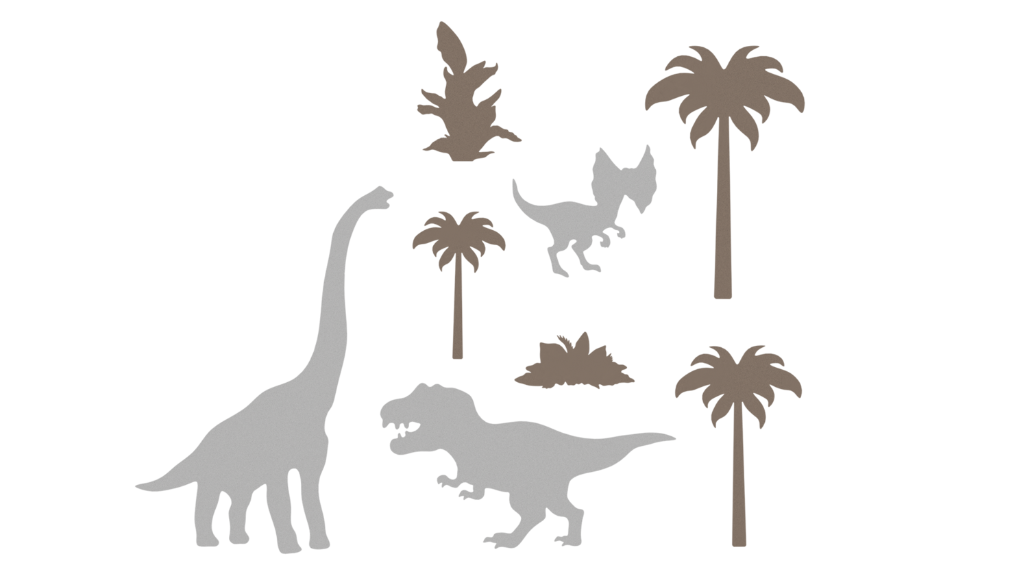 Настенная панель "Динозавры"