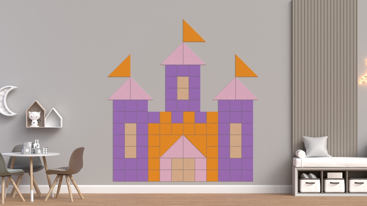 Настенная панель "Замок"