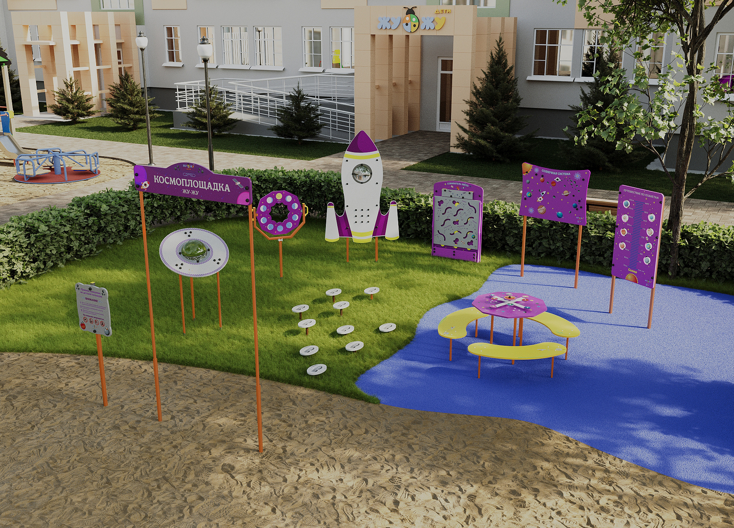 Комплект космической площадки «Мультивселенная»